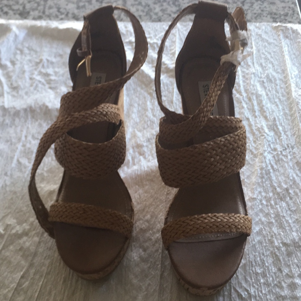 Brown With Cork Wedge